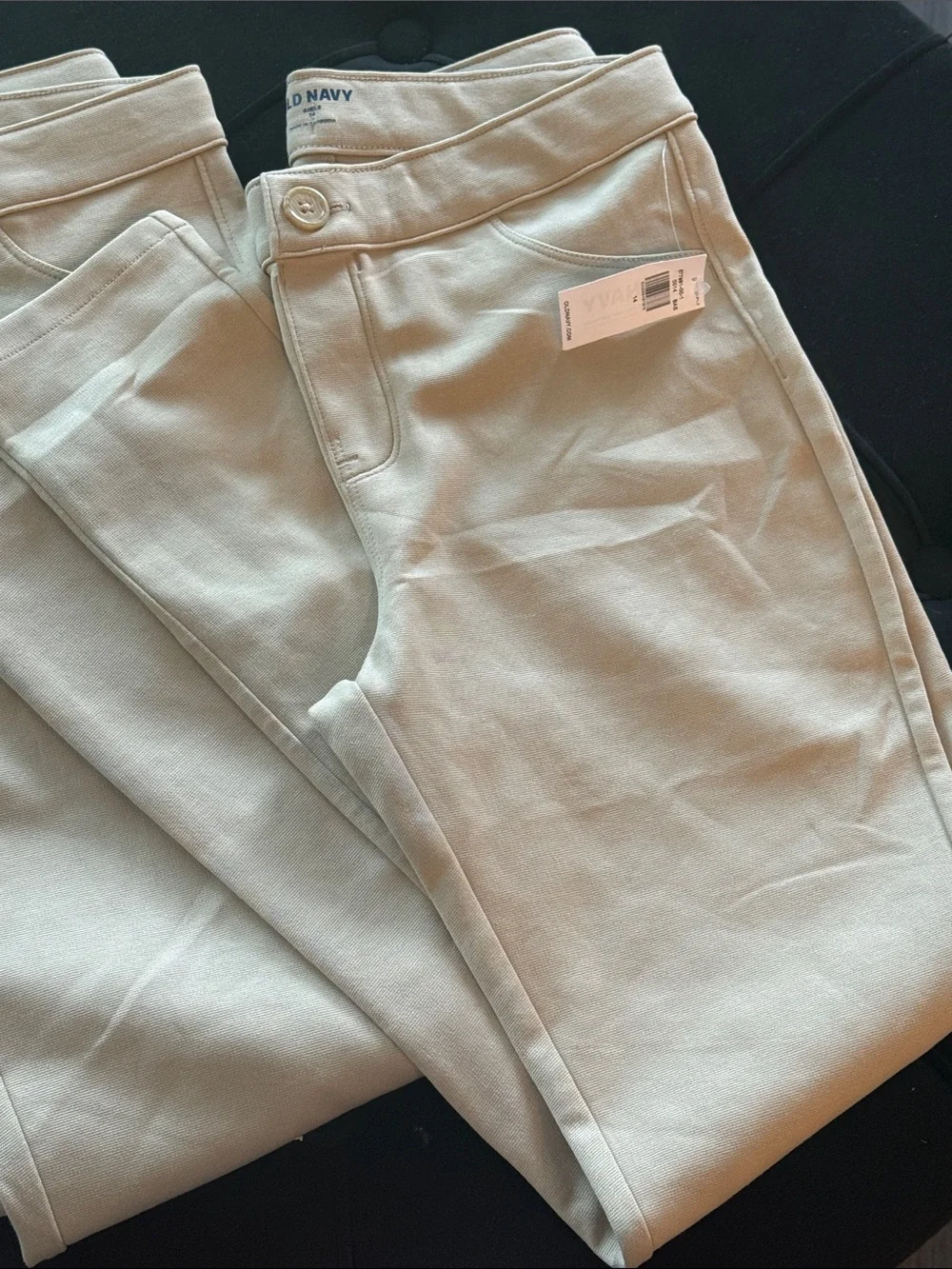 Uniform Old Navy Girls  Slim Stretch Jeggings in Beige